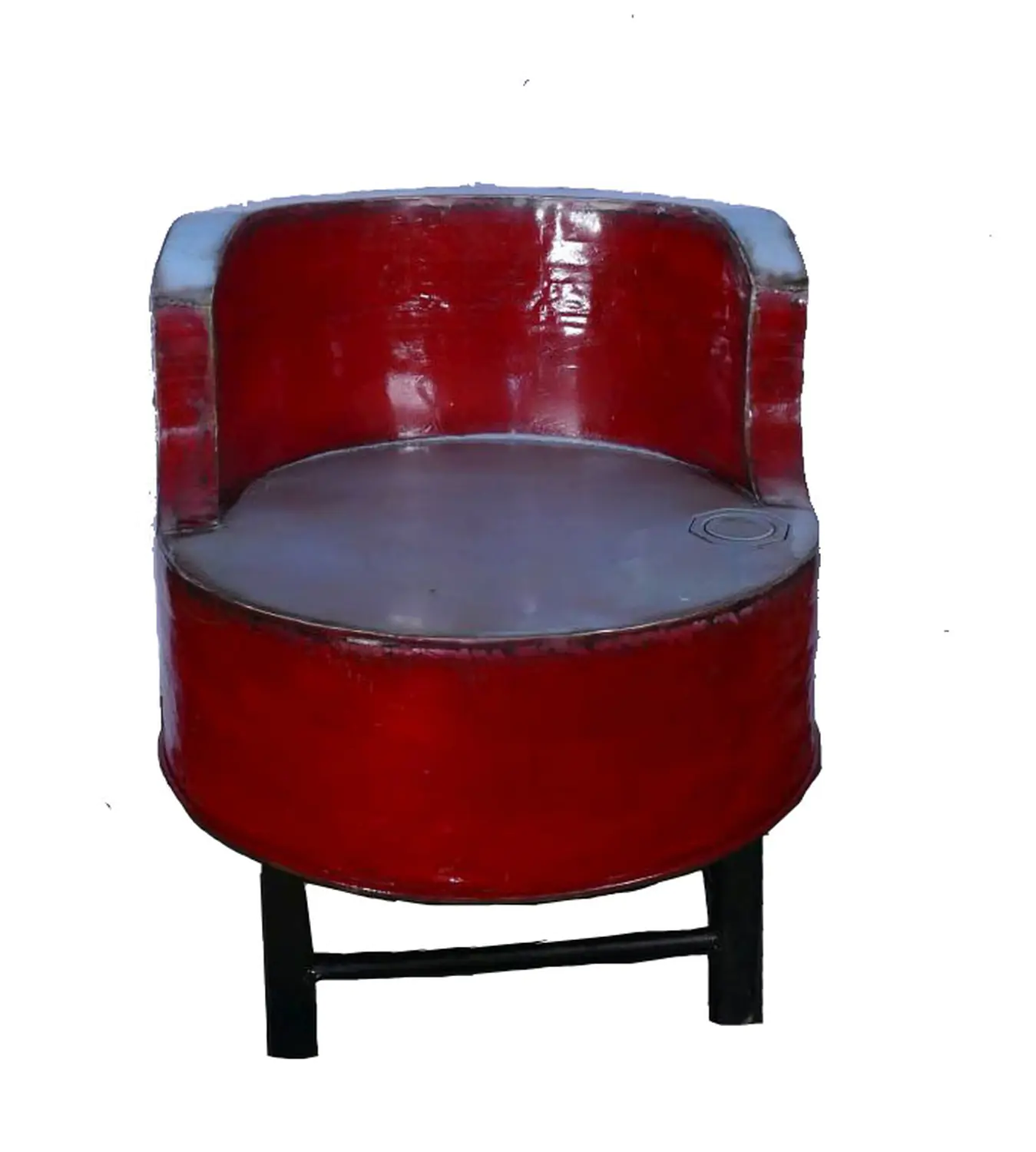  Product image 4 of the product “Chair drum recycle metal H67, L58, W58 cm, metal art. ”